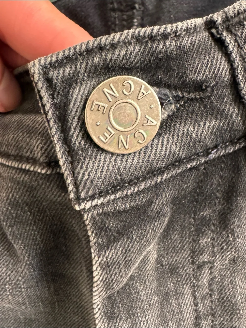Acne Studios Black Denim Jeans